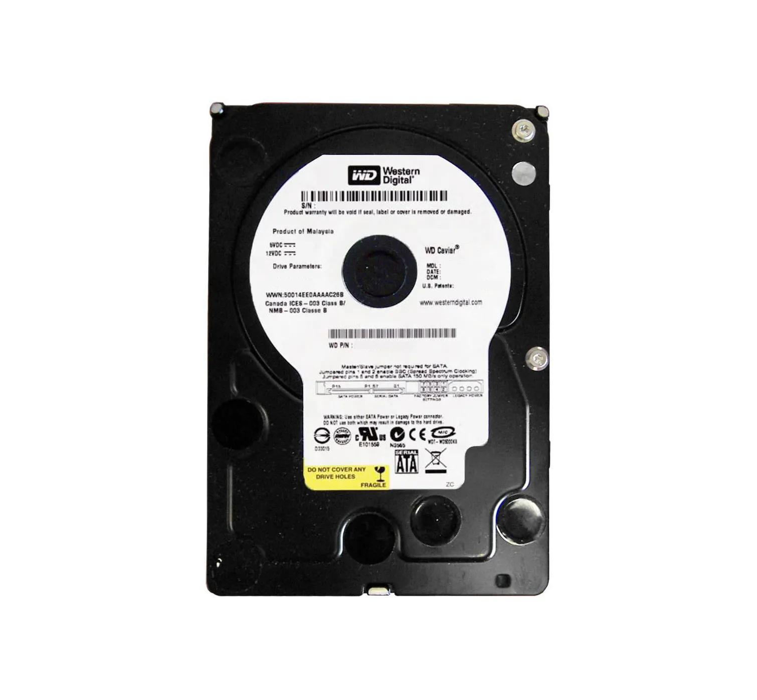 0JX7234 - Western Digital Caviar 40GB 7200RPM SATA 1.5GB/s 2MB Cache …