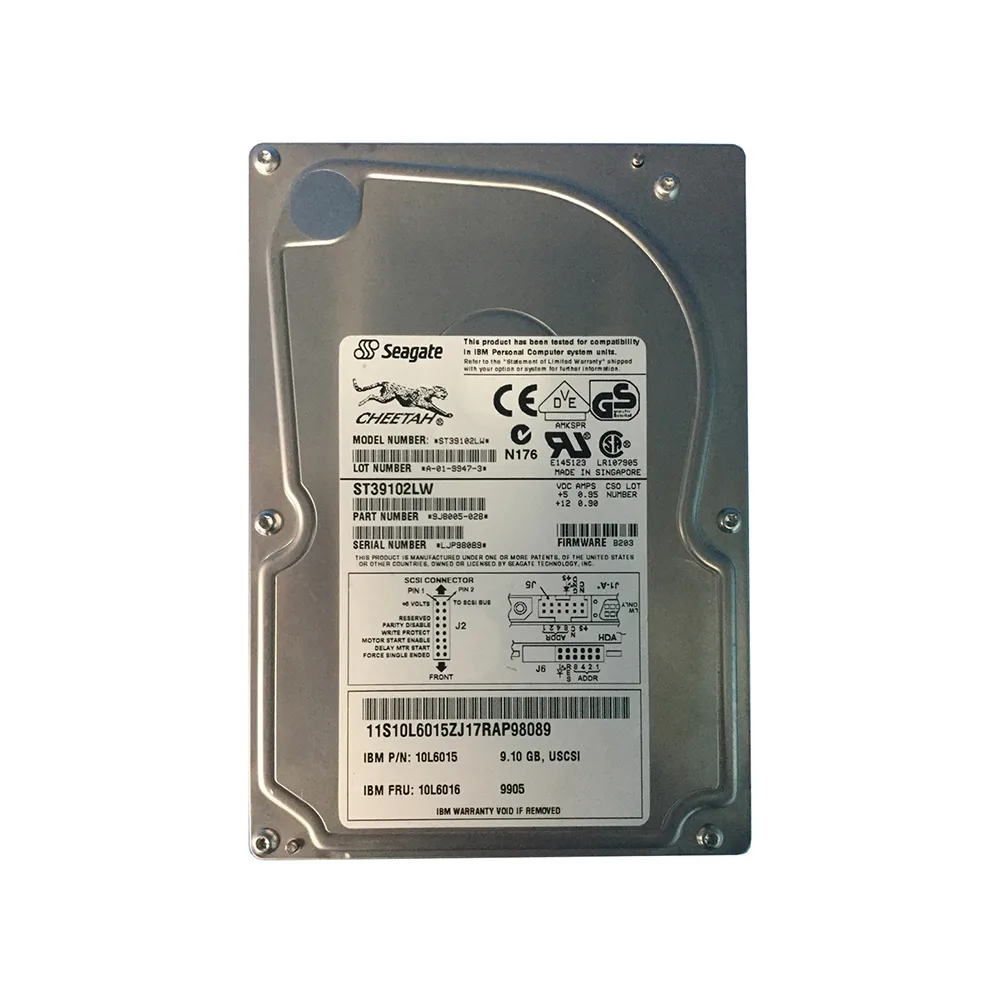 10L6016 - IBM 9GB 10000RPM Ultra2 Wide SCSI 3.5-inch Hard Drive
