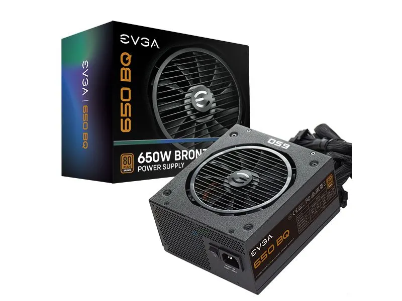 110-BQ-0650-V1 - EVGA 650 BQ 650-Watts 80 Plus Bronze Certified Semi …