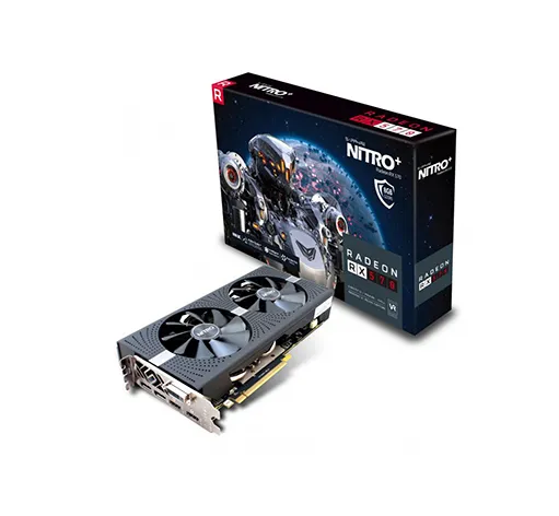 11266-09-20G - Sapphire NITRO+ Radeon RX 570 8GB GDDR5 Video Graphics…