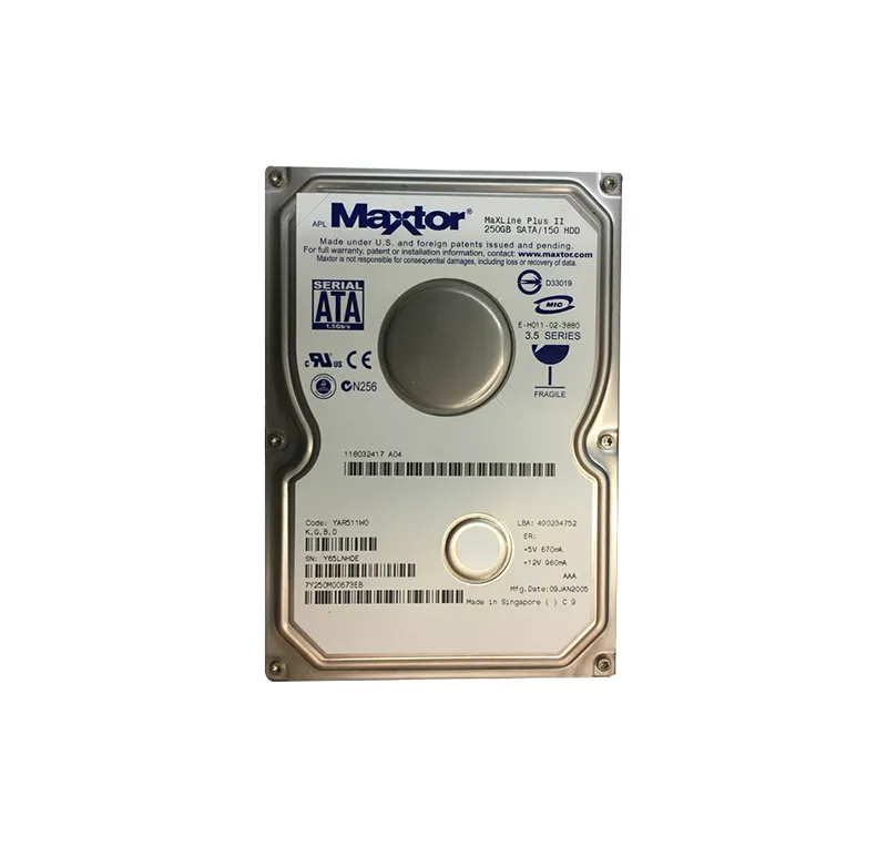 118032417-A04 - EMC 250GB 7200RPM SATA 1.5GB/s 3.5-inch Hard Drive (S…