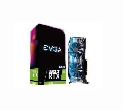 11G-P4-2281-KR EVGA NVIDIA GeForce RTX 2080 Ti BLACK EDITION GAMING 1…