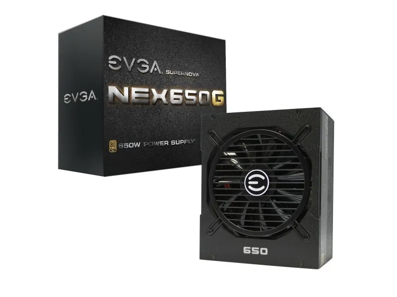 120-G1-0650-XR - EVGA SuperNOVA 650 G1 650-Watts 80 Plus Gold Power S…