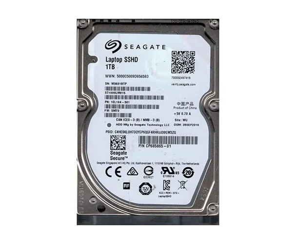 1EL164-501 - Seagate 1TB 5400RPM SATA 6Gb/s 64MB Cache 8GB MLC 2.5-in…