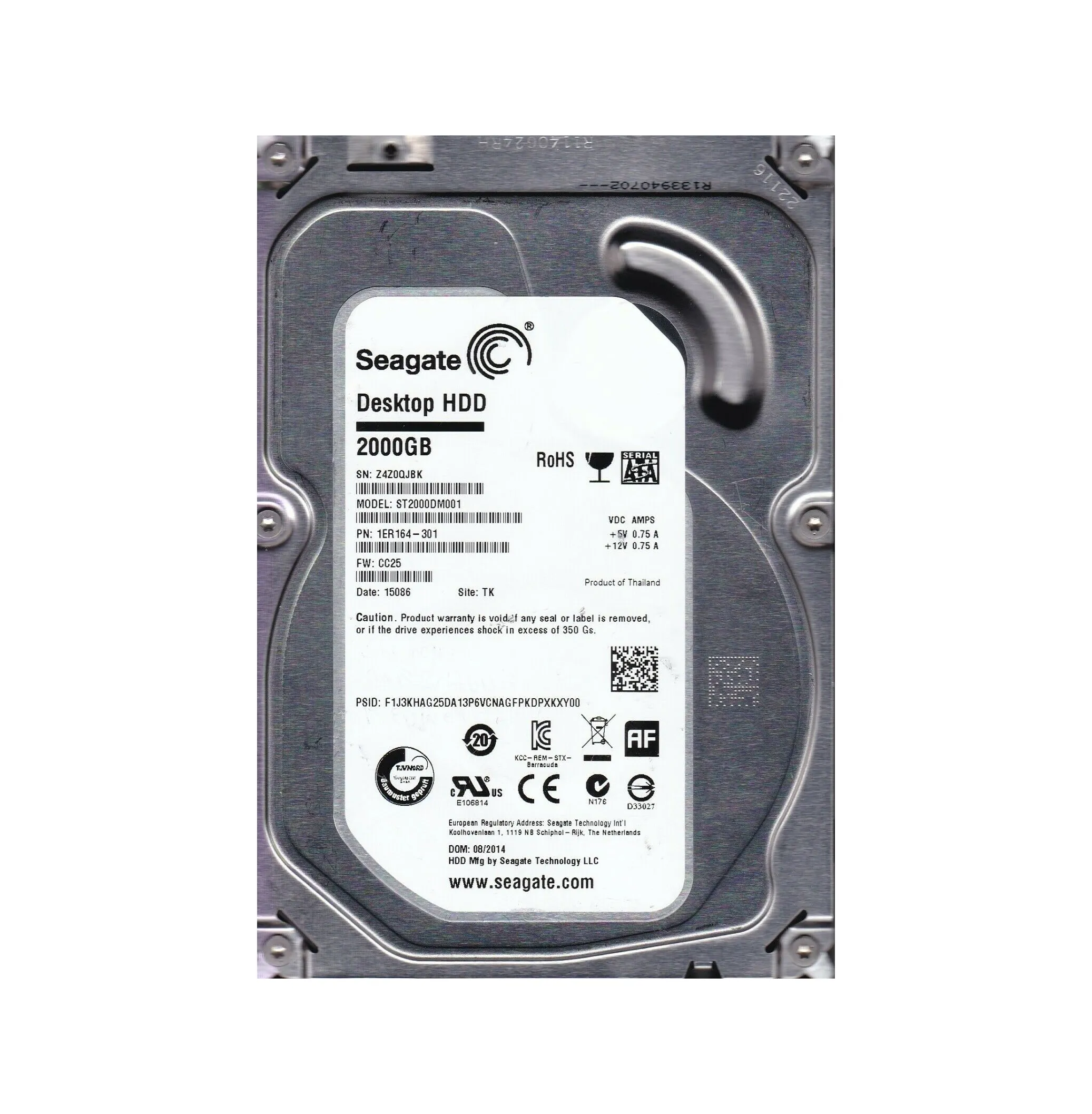 Seagate Desktop HDD 2000GB buy