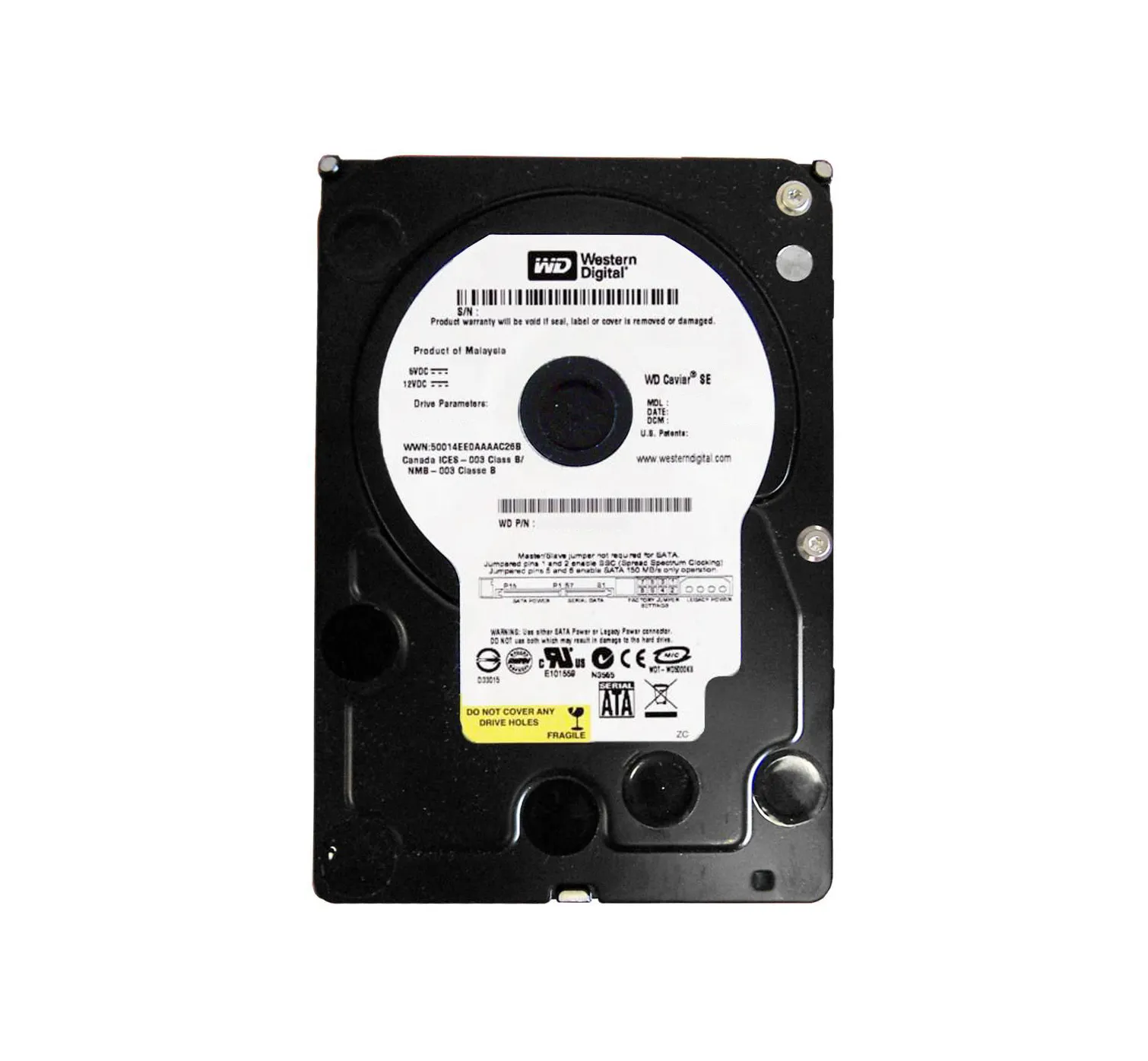 1P135245 - Western Digital Caviar SE 80GB 7200RPM SATA 1.5GB/s 8MB Ca…