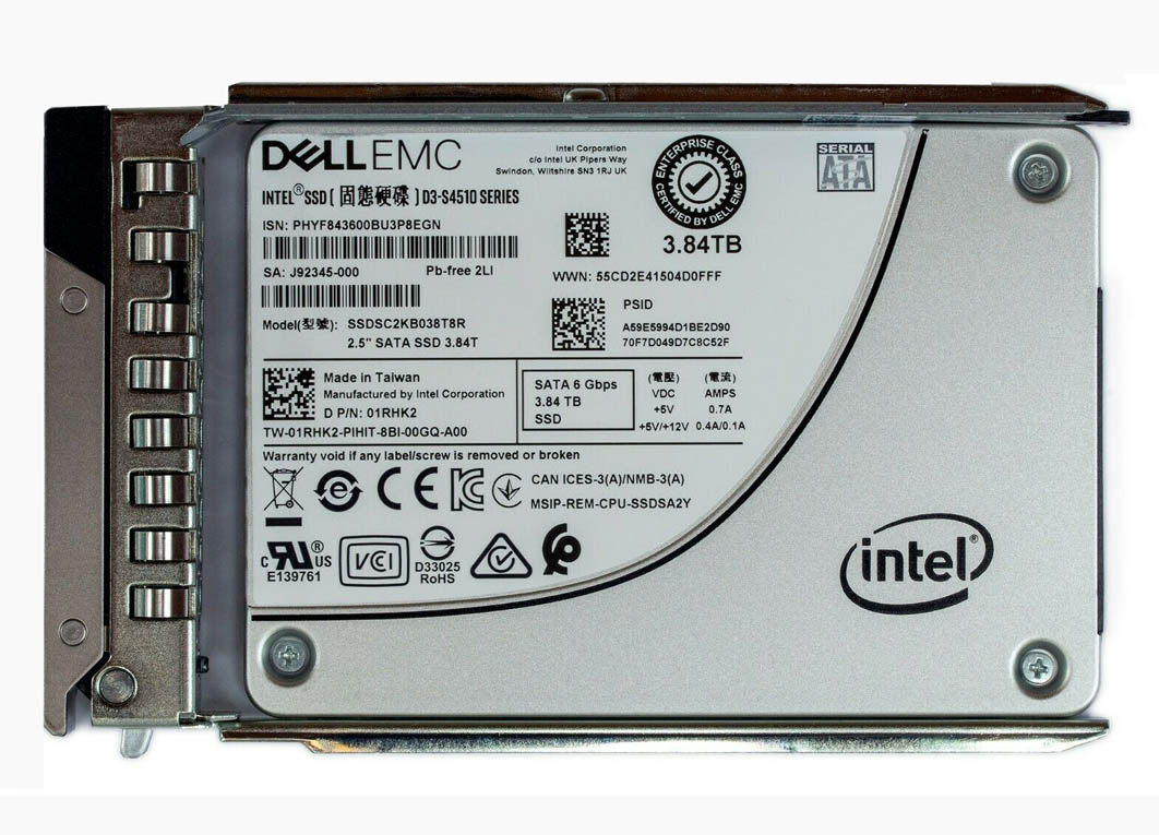 1RHK2 - Dell 3.84TB Triple-Level Cell SATA 6Gb/s 2.5-inch Solid State…
