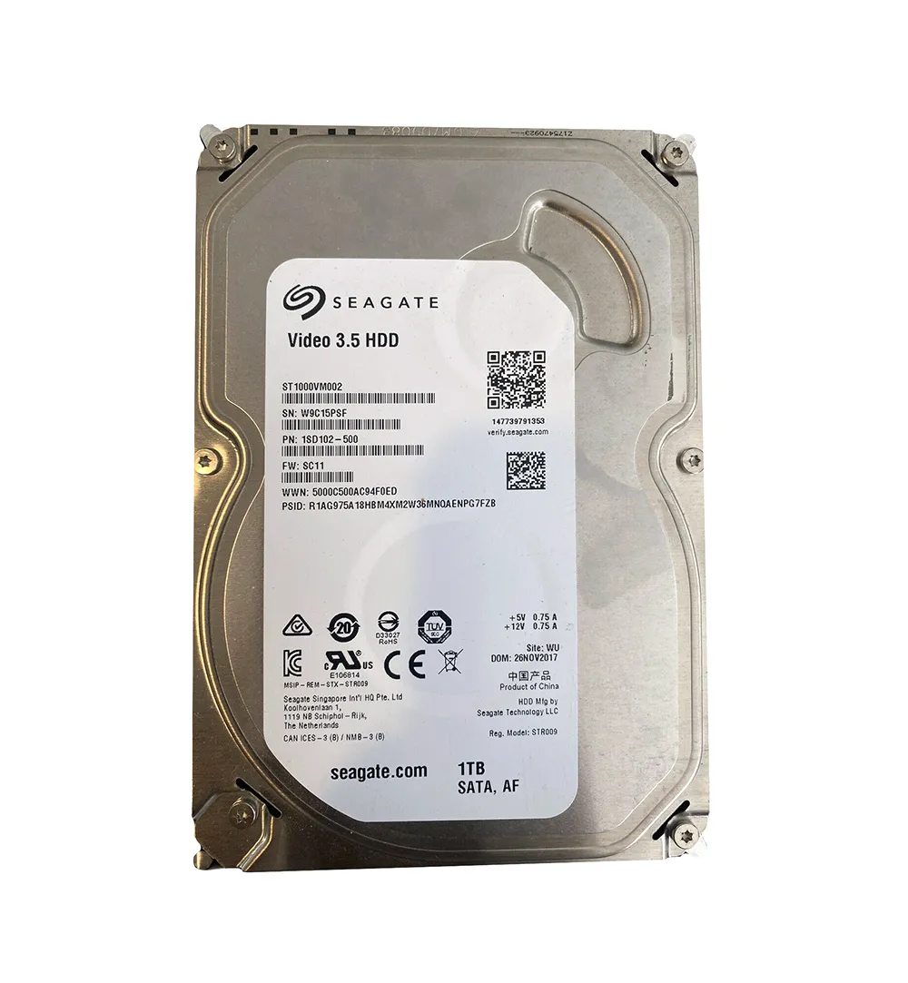 1SD102-500 Seagate Video 1TB 5900RPM SATA 6Gb/s NCQ 64MB