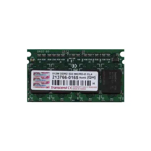 213766-0165 - Transcend 512MB DDR2-533MHz PC2-4200 non-ECC Unbuffered…