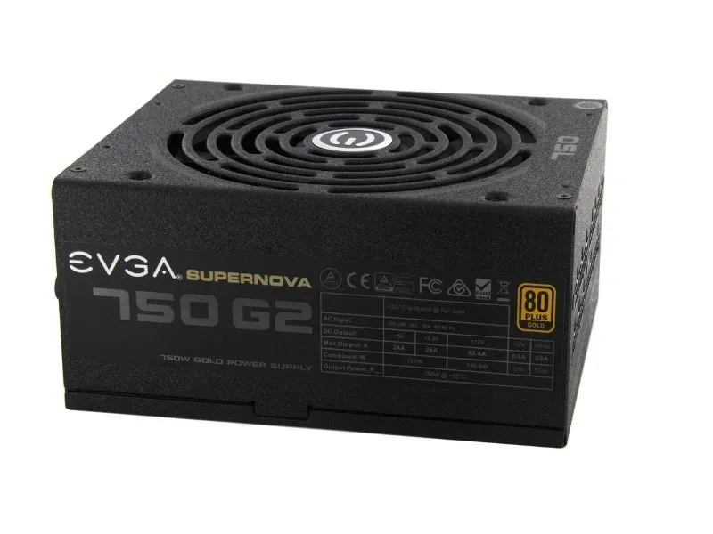 220-G2-0750-XR - EVGA SuperNOVA 750 G2 750-Watts 80+ Gold Certified F…