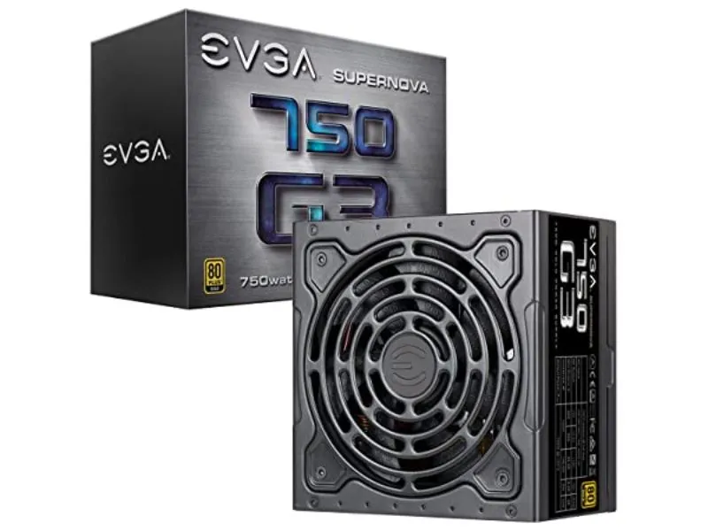 220-G3-0750-X1 - EVGA SuperNOVA 750 G3 750-Watts 80 Plus Gold Fully M…