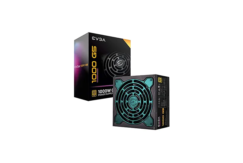 220-G5-1000-X1 EVGA SuperNOVA 1000 G5, 80 Plus Gold 1000W, Fully Modu…