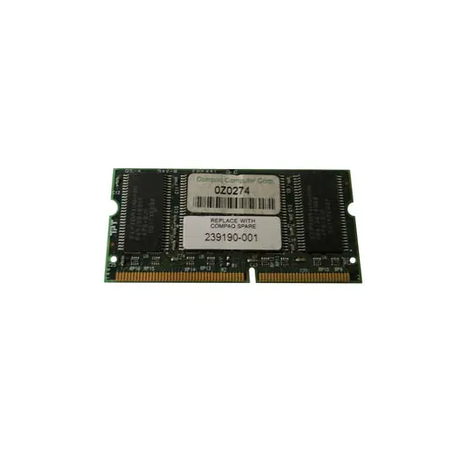 239190-001 - Compaq 128MB 133MHz PC133 non-ECC Unbuffered CL3 144-Pin…