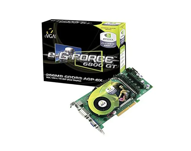 256-A8-N349-KR - EVGA GeForce 6800 GT 256MB GDDR3 256-Bit AGP 4X/8X V…