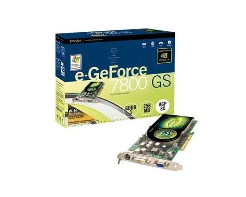256-A8-N507-KR - EVGA e-GeForce 7800 GS CO 256MB GDDR3 32-Bit VGA/ DV…