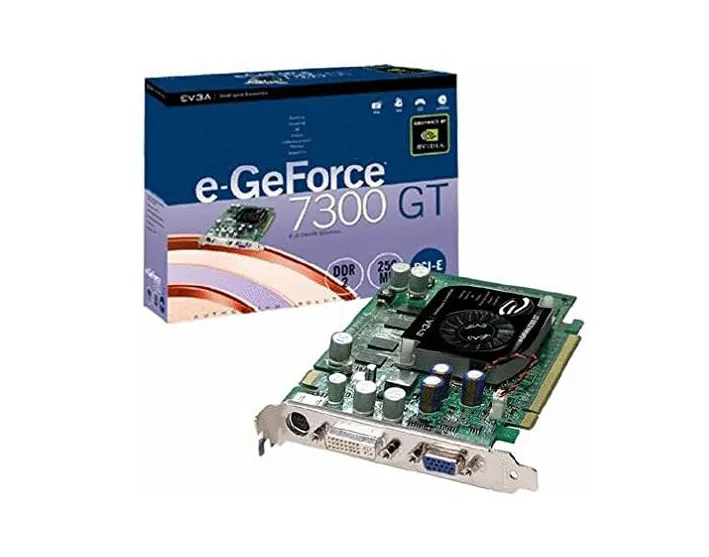256-P2-N443-KR - EVGA e-GeForce 7300 GT 256MB GDDR2 64-Bit SLI Suppor…