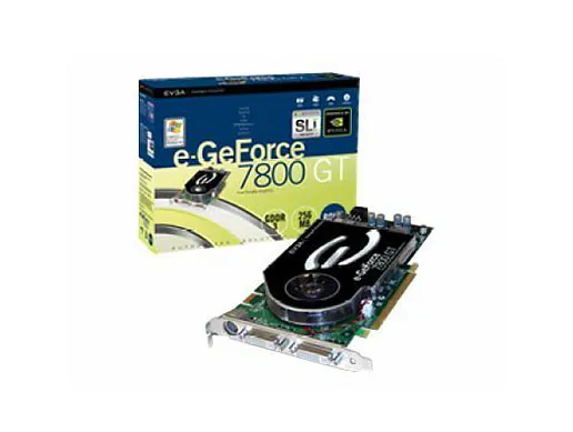 256-P2-N515-KR - EVGA e-GeForce 7800 GT 256MB GDDR3 256-Bit SLI Suppo…