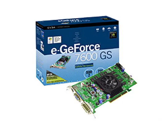 256-P2-N549-KR - EVGA GeForce 7600 GS 256MB GDDR2 128-Bit SLI Support…