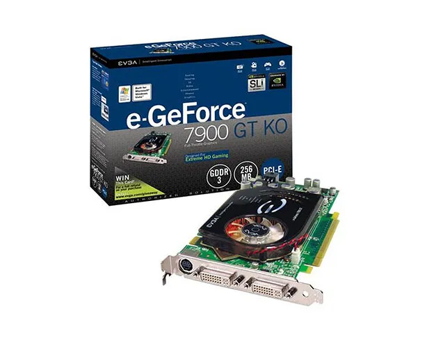 256-P2-N584-KR - EVGA e-GeForce 7900 GT KO 256MB GDDR3 256-Bit SLI Su…
