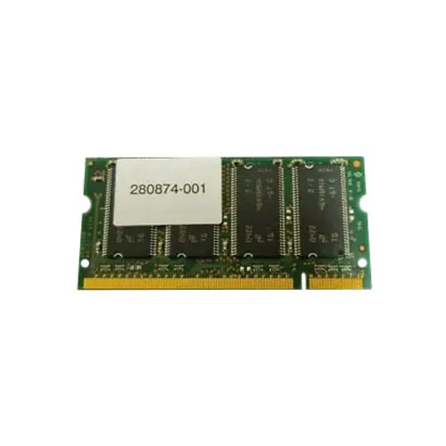 280874-001 - HP 256MB DDR-266MHz PC2100 non-ECC Unbuffered CL2.5 200-…