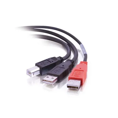 28108 - Cables To Go 6ft USB 2.0 One B Male to Two A Male Y-Cable