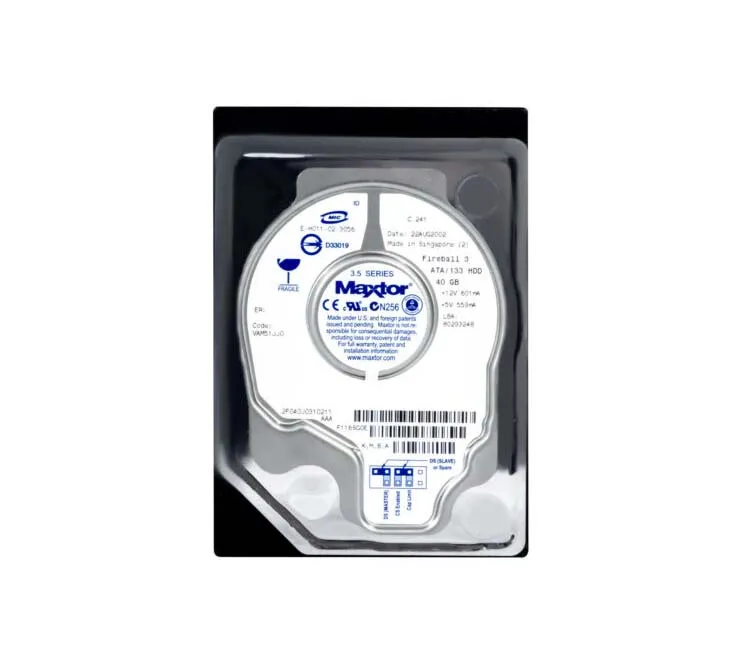 2F040J0310211 - Maxtor Fireball 3 40GB 5400RPM ATA-133 2MB Cache 3.5-…
