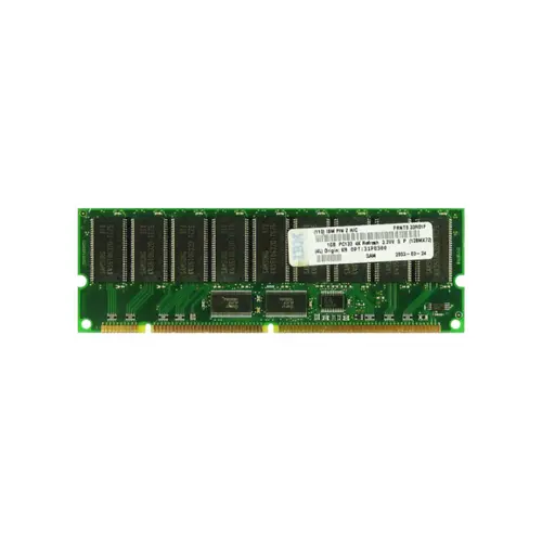 31P8300 - IBM 1GB 133MHz PC133 ECC Registered CL3 168-Pin DIMM Memory…