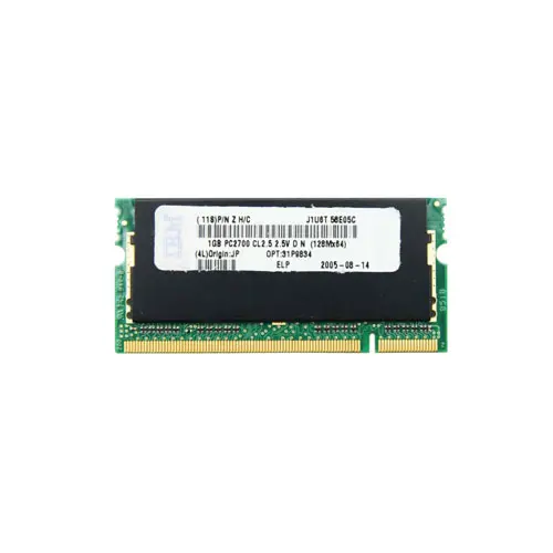 31P9834 - IBM 1GB DDR-333MHz PC-2700 non-ECC Unbuffered CL2.5 200-Pin…