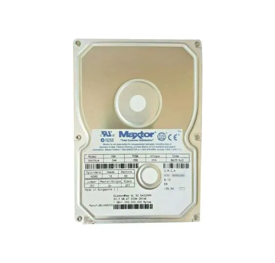 33073U4 - Maxtor DiamondMax VL 30 30.7GB 5400RPM ATA-66 512KB Cache 3…