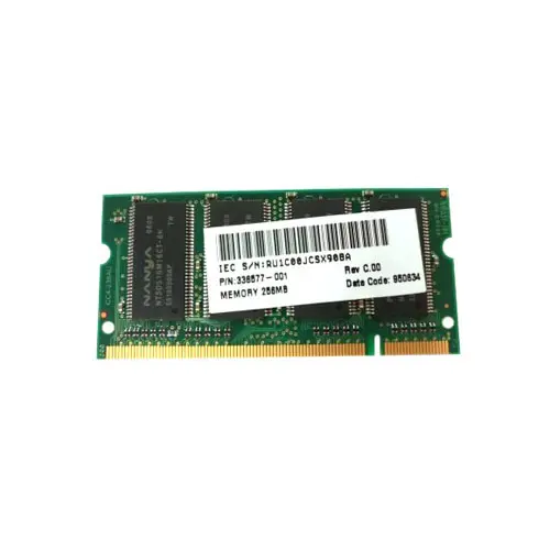 336577-001 HP 256MB DDR-333MHz PC2700 Non-ECC Unbuffered