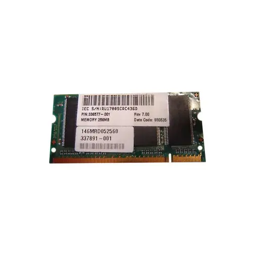 337891-001 - HP 256MB DDR-333MHz PC2700 non-ECC Unbuffered CL2 200-Pi…