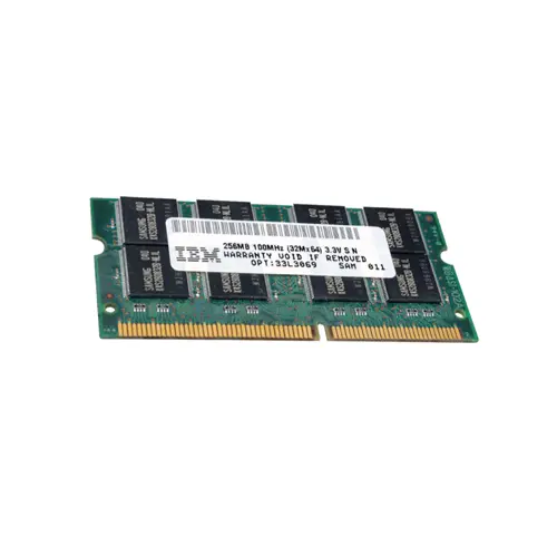 33L3069 - IBM 256MB SDRAM-100MHz PC100 non-ECC Unbuffered CL2 144-Pin…