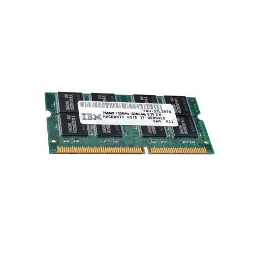 33L3070 - IBM 256MB 100MHz PC100 non-ECC Unbuffered CL2 144-Pin SoDim…