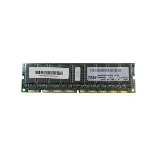 33L3083 - IBM 256MB 133MHz PC133 ECC Unbuffered CL3 168-Pin DIMM Memo…