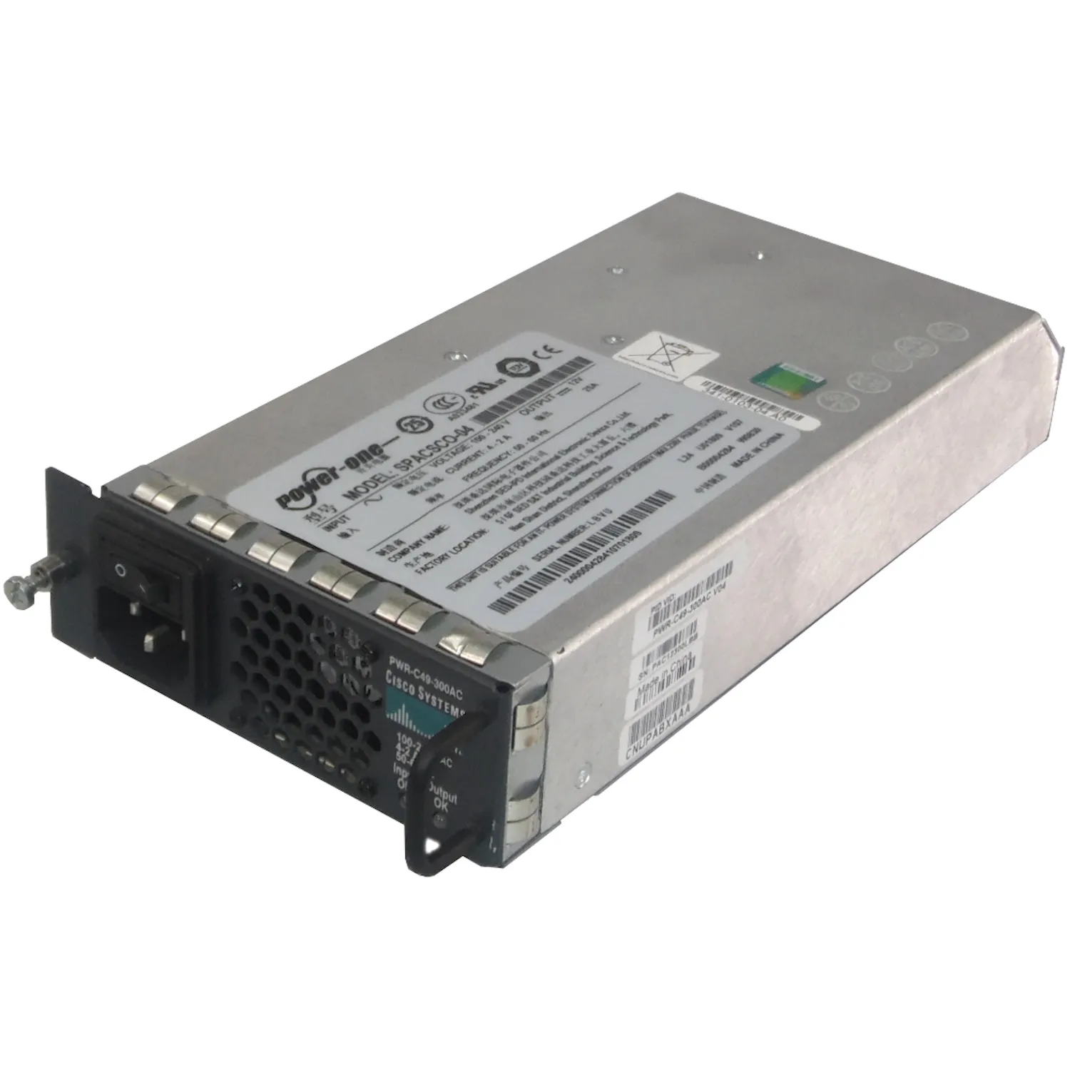 341-0103-04 - Cisco 300-Watt Power Supply
