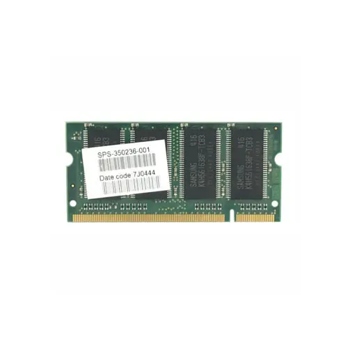 350236-001 - HP 256MB DDR-333MHz PC2700 non-ECC Unbuffered CL2 200-Pi…