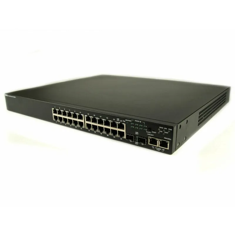 3524P - Dell PowerConnect 3524P 24-Port PoE 10/100-Base-T 2 x Gigabit…