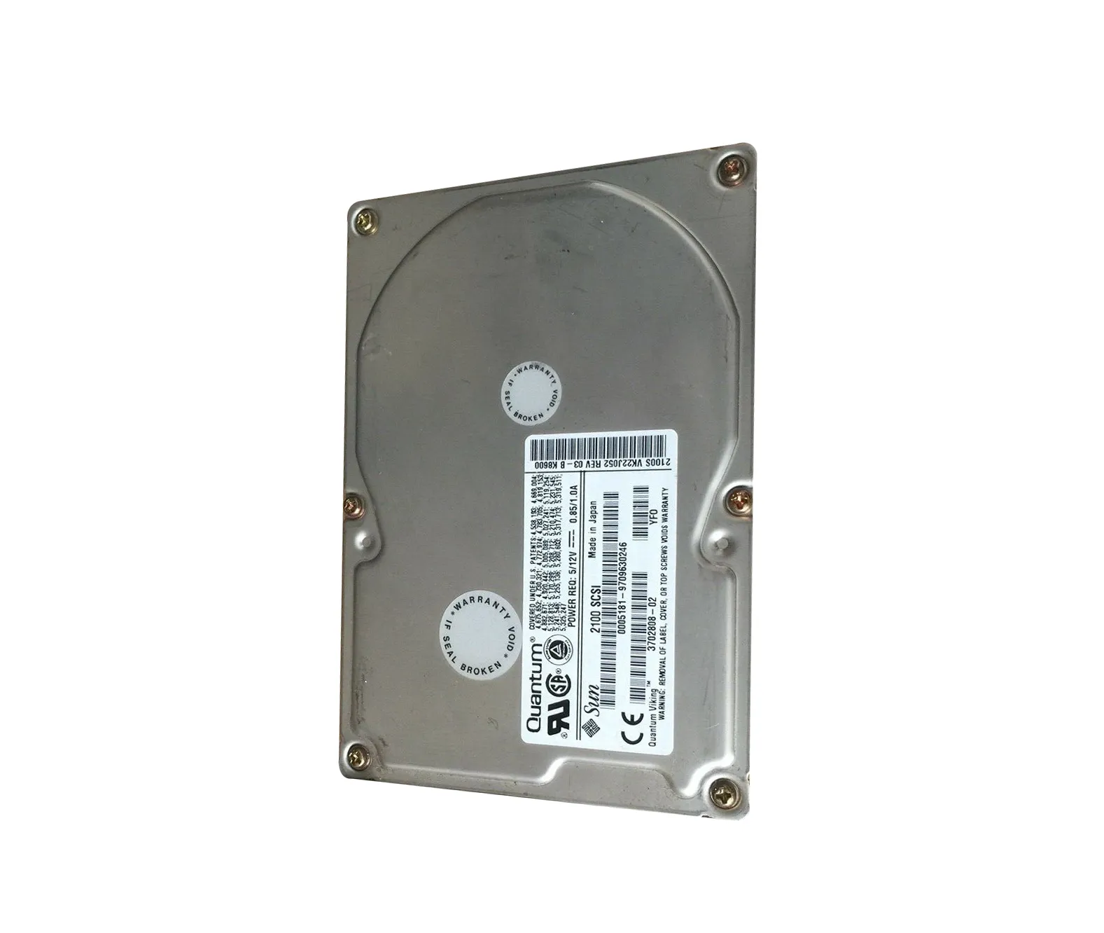 370-2808 - Sun 2.1GB 7200RPM Ultra Wide SCSI 80-Pin 512KB Cache 3.5-i…
