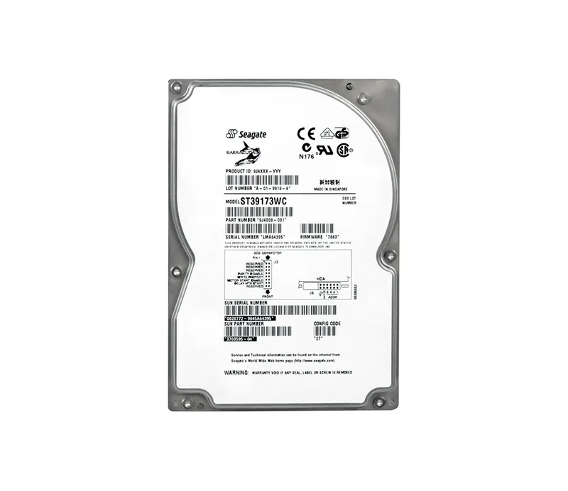 370-3595-04 - Sun 9.1GB 7200RPM Ultra Wide SCSI 80-Pin 3.5-inch Hard …