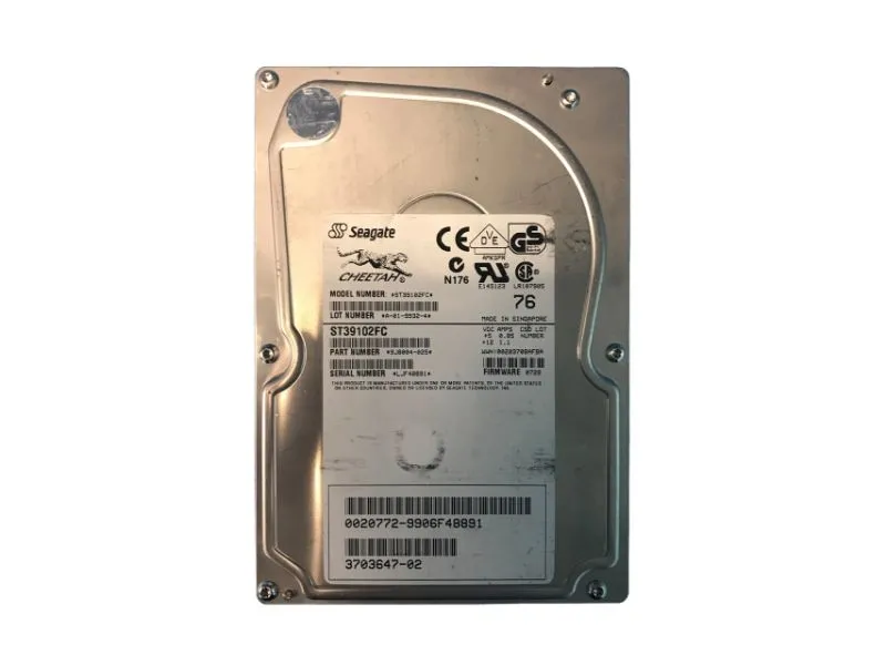 370-3647 - Sun 9.1GB 10000RPM Fibre Channel 1MB Cache 3.5-inch Hard D…