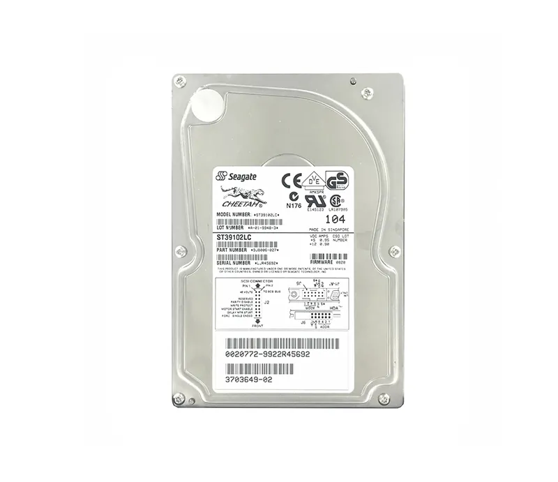 370-3649-02 - Sun 9GB 10000RPM Ultra2 Wide SCSI 3.5-inch Hard Drive