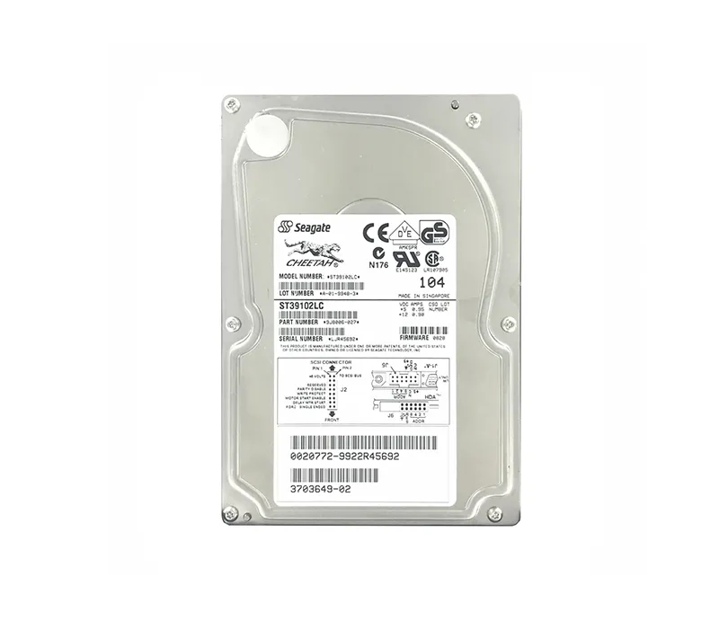 370-3649 - Sun 9GB 10000RPM Ultra SCSI 80-Pin 3.5-inch Hard Drive