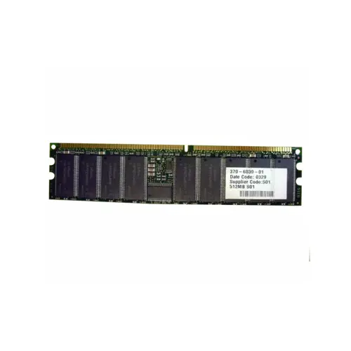 370-6039 - Sun 512MB DDR-266MHz PC2100 ECC Registered CL2.5 184-Pin D…
