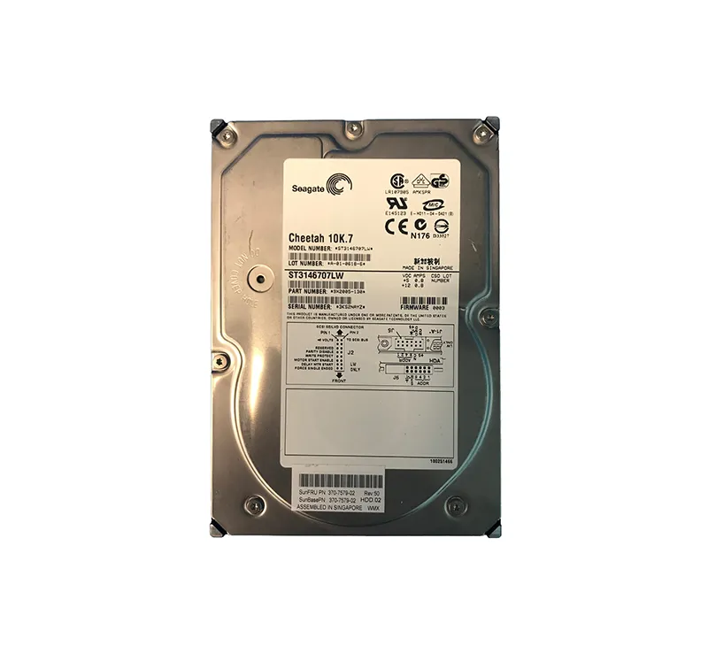 370-7579-01 - Sun 146GB 10000RPM Ultra-320 SCSI Non Hot-Plug 68-Pin 3…