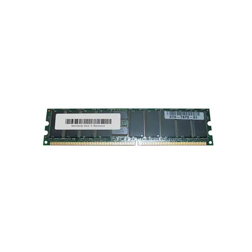 370-7670-01 - Sun 512MB DDR-333MHz PC2700 ECC Registered CL2.5 184-Pi…