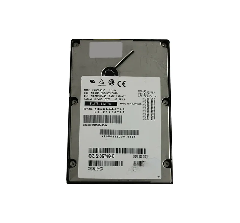 3703412-05 - Sun 4GB 7200RPM Ultra Wide SCSI 3.5-inch Hard Drive