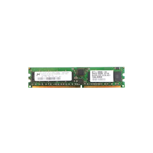 371-0866-01 - Sun 1GB DDR-400MHz PC3200 ECC Registered CL3 184-Pin DI…