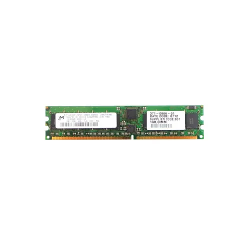 371-0866 - Sun 1GB DDR-400MHz PC3200 ECC Registered CL3 184-Pin DIMM …
