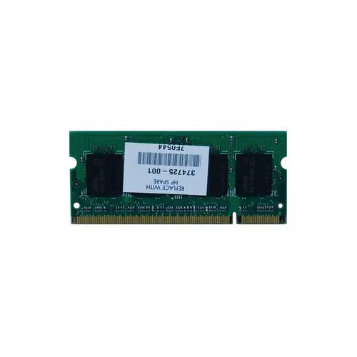 374725-001 - HP 512MB DDR2-400MHz PC2-3200 non-ECC Unbuffered CL3 200…
