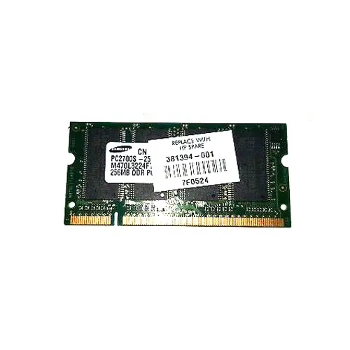 381394-001 - HP 256MB DDR-266MHz PC2100 non-ECC Unbuffered CL2.5 200-…